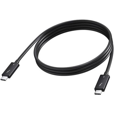 Vision 2m Black USBC Thunderbolt 4 Cable (2 m, USB 3.2 Gen 1, 100 W), USB Kabel Vision 2m Black USBC Thunderbolt 4 Cable (2 m, USB 3.2 Gen 1, 100 W), USB Kabel