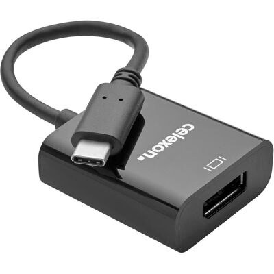 Celexon USB-C auf DisplayPort M/F Adapter, schwarz (DisplayPort), Video Adapter, Schwarz Celexon USB-C auf DisplayPort M/F Adapter, schwarz (DisplayPort), Video Adapter, Schwarz
