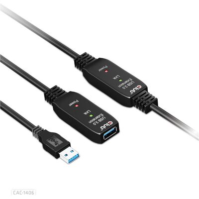 Club 3D USB A – USB A (15 m, USB 3.2 Gen 2x2, 12 W), USB Kabel Club 3D USB A – USB A (15 m, USB 3.2 Gen 2x2, 12 W), USB Kabel