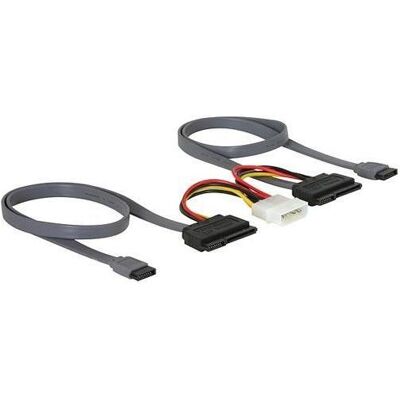 Delock SATA All-in-One cable (50 cm, SAS, SATA), Interne Kabel (PC) Delock SATA All-in-One cable (50 cm, SAS, SATA), Interne Kabel (PC)