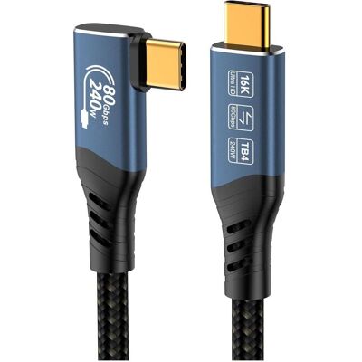 Aten USB4™ Ver2.0 80Gbps 16K@60Hz 240W Thunderbolt, 1.2m (1.20 m, USB 2.0, USB 3.2 Gen 1, USB 4, 240 W), USB Kabel Aten USB4™ Ver2.0 80Gbps 16K@60Hz 240W Thunderbolt, 1.2m (1.20 m, USB 2.0, USB 3.2 Gen 1, USB 4, 240 W), USB Kabel