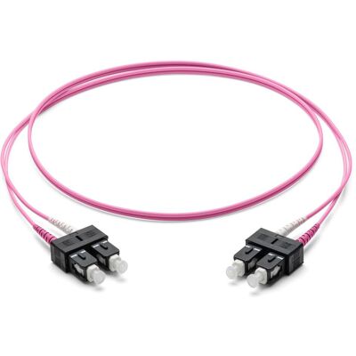 Corning Violett Multimode Duplex Glasfaserkabel - 3m Corning Violett Multimode Duplex Glasfaserkabel - 3m