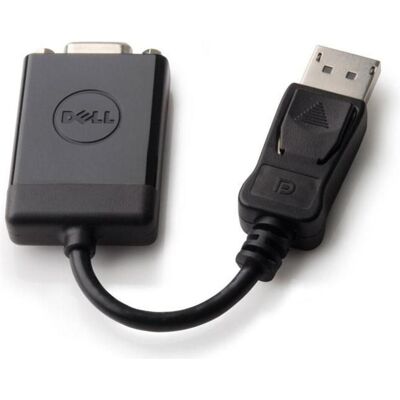 Dell Display Port to VGA Adapter (W125830120) (DisplayPort, VGA), Video Adapter, Schwarz Dell Display Port to VGA Adapter (W125830120) (DisplayPort, VGA), Video Adapter, Schwarz