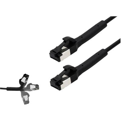 BKL Electronic 144010 RJ45 Netzwerkkabel, Patchkabel CAT 8.1 U/FTP 0.5 m Schwarz (U/FTP, CAT8.1, 0.50 m), Netzwerkkabel BKL Electronic 144010 RJ45 Netzwerkkabel, Patchkabel CAT 8.1 U/FTP 0.5 m Schwarz (U/FTP, CAT8.1, 0.50 m), Netzwerkkabel