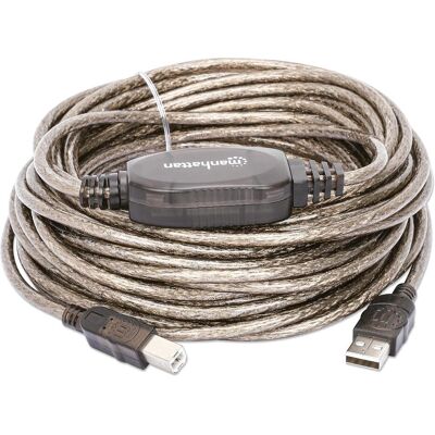 Manhattan Aktives USB 2.0 Anschlusskabel (11 m, USB 2.0, 2.50 W), USB Kabel Manhattan Aktives USB 2.0 Anschlusskabel (11 m, USB 2.0, 2.50 W), USB Kabel