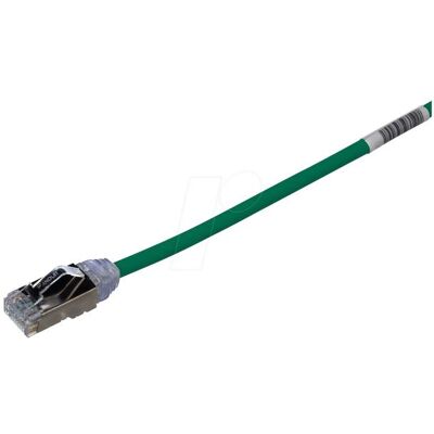 Panduit CAT.6a-Patchkabel, F/UTP, grün, 0,5 m. (F/UTP, CAT6a, 0.50 m), Netzwerkkabel Panduit CAT.6a-Patchkabel, F/UTP, grün, 0,5 m. (F/UTP, CAT6a, 0.50 m), Netzwerkkabel