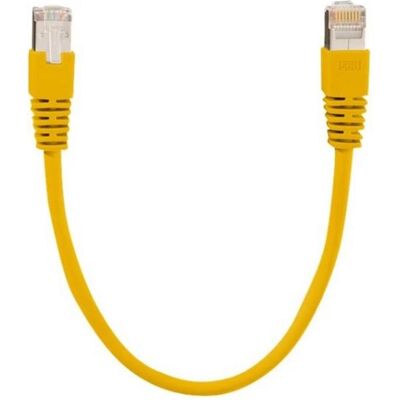 Rutenbeck PK Cat.6A iso 0.5 m gelb (S/FTP, CAT6a, 0.50 m), Netzwerkkabel Rutenbeck PK Cat.6A iso 0.5 m gelb (S/FTP, CAT6a, 0.50 m), Netzwerkkabel