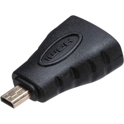 Akasa Ak-Cbhd22-Bk - HDMI Adapter - Weiblich, Rechtwinklig - HDMI Typ A, Mikro HDMI D - Schwarz Akasa Ak-Cbhd22-Bk - HDMI Adapter - Weiblich, Rechtwinklig - HDMI Typ A, Mikro HDMI D - Schwarz