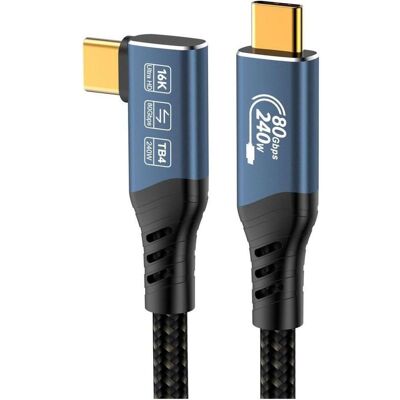 Aten USB4™ Ver2.0 80Gbps 16K@60Hz 240W Thunderbolt, 1.2m (1.20 m, Thunderbolt 3, Thunderbolt 4, USB 4, 240 W), USB Kabel Aten USB4™ Ver2.0 80Gbps 16K@60Hz 240W Thunderbolt, 1.2m (1.20 m, Thunderbolt 3, Thunderbolt 4, USB 4, 240 W), USB Kabel