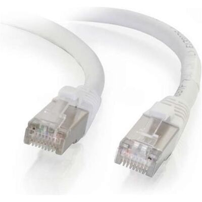 Mercodan KAT6A S/FTP 5,0m, Hvid (S/FTP, CAT6a, 5 m), Netzwerkkabel Mercodan KAT6A S/FTP 5,0m, Hvid (S/FTP, CAT6a, 5 m), Netzwerkkabel