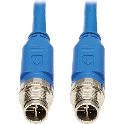 Tripp Lite NM12-601-03M-BL Industrielles Netzwerkzubehör - IP68 wasserdicht, Cat6 Ethernet, Blau Tripp Lite NM12-601-03M-BL Industrielles Netzwerkzubehör - IP68 wasserdicht, Cat6 Ethernet, Blau