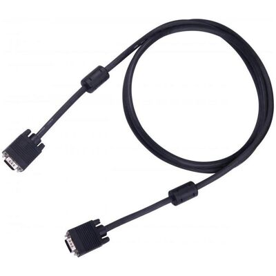 Sbox VGA-VGA M/M 2M VGA-2 (2 m), Videokabel, Schwarz Sbox VGA-VGA M/M 2M VGA-2 (2 m), Videokabel, Schwarz