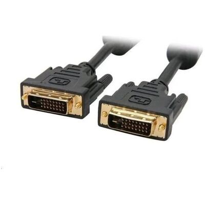 C-Tech Kabel pÅ™Ãpojný DVI-DVI, M/M, DVI-D, dual link (1.80 m), Videokabel, Schwarz C-Tech Kabel pÅ™Ãpojný DVI-DVI, M/M, DVI-D, dual link (1.80 m), Videokabel, Schwarz