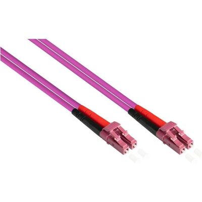 Kabelmeister SO-37029 - Patchkabel LWL Duplex OM4 (Multimode, 50125) LCLC, LSZH, 30m (30 m), Netzwerkkabel Kabelmeister SO-37029 - Patchkabel LWL Duplex OM4 (Multimode, 50125) LCLC, LSZH, 30m (30 m), Netzwerkkabel