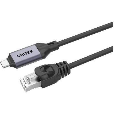 Unitek USB-C - RJ-45 network cable 5m (with Thunderbolt 3/4) (5 m), Netzwerkkabel Unitek USB-C - RJ-45 network cable 5m (with Thunderbolt 3/4) (5 m), Netzwerkkabel