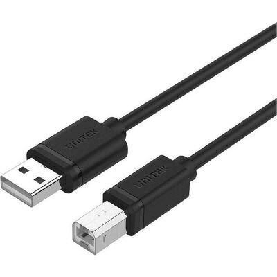 Unitek Y-C421GBK USB Kabel USB 2.0 USB A USB B (5 m, USB 2.0), USB Kabel Unitek Y-C421GBK USB Kabel USB 2.0 USB A USB B (5 m, USB 2.0), USB Kabel