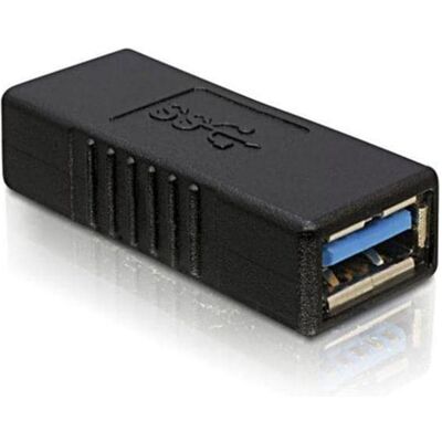 Delock USB-A zu (USB-A, 2 cm), Data + Video Adapter, Schwarz Delock USB-A zu (USB-A, 2 cm), Data + Video Adapter, Schwarz