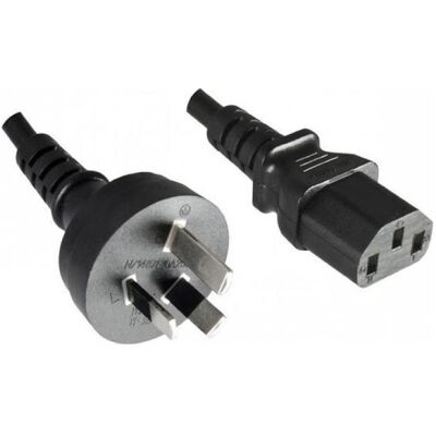Mercodan Australsk netledning 1,8m til (1.80 m), Stromkabel Mercodan Australsk netledning 1,8m til (1.80 m), Stromkabel