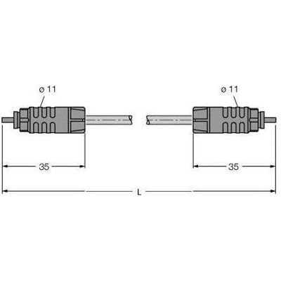 Turck IP-Link (2 m), Netzwerkkabel Turck IP-Link (2 m), Netzwerkkabel