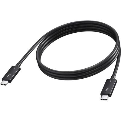 Vision 2m Black USBC Thunderbolt 4 Cable (2 m, USB 3.2 Gen 1, 100 W), USB Kabel Vision 2m Black USBC Thunderbolt 4 Cable (2 m, USB 3.2 Gen 1, 100 W), USB Kabel