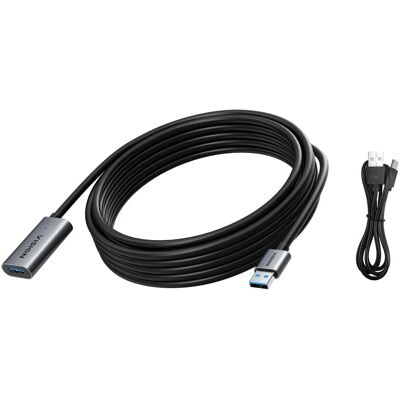 Vision 5 m Black USB 3.0 extension cable (5 m, USB 3.2 Gen 1), USB Kabel Vision 5 m Black USB 3.0 extension cable (5 m, USB 3.2 Gen 1), USB Kabel