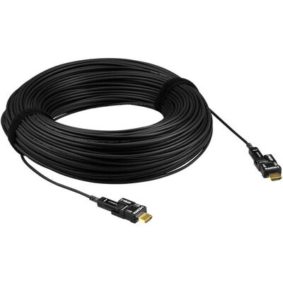 Aten VE7834A True 4K HDMI Opt. Kabel 60m - Kabel - Digital/Display/Video (60 m), Videokabel, Schwarz Aten VE7834A True 4K HDMI Opt. Kabel 60m - Kabel - Digital/Display/Video (60 m), Videokabel, Schwarz