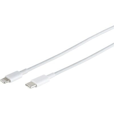Shiverpeaks S/CONN maximum connectivity USB Lade Kabel, USB-C Stecker auf 8-pin Stecker, PD, weiss, 0,5m (0.50 m, USB 2.0, 20 W), USB Kabel Shiverpeaks S/CONN maximum connectivity USB Lade Kabel, USB-C Stecker auf 8-pin Stecker, PD, weiss, 0,5m (0.50 m, USB 2.0, 20 W), USB Kabel
