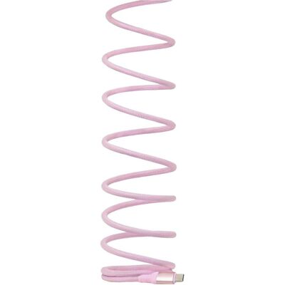 Club 3D Club3D Lifestyle USB-C Magnetisches Kabel 240W 2m rosa St/St (2 m, USB 2.0, 240 W), USB Kabel Club 3D Club3D Lifestyle USB-C Magnetisches Kabel 240W 2m rosa St/St (2 m, USB 2.0, 240 W), USB Kabel
