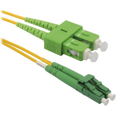 XtendLan FO-Patchkabel LC/APC-SC/APC, 1 m, 9/125, Duplex, G.652d (1 m), Netzwerkkabel XtendLan FO-Patchkabel LC/APC-SC/APC, 1 m, 9/125, Duplex, G.652d (1 m), Netzwerkkabel