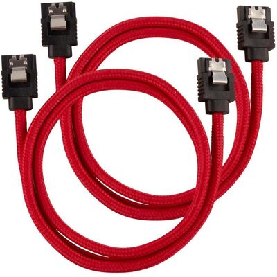 Corsair Sata Cable 0.6 M Black, Red (60 cm), Interne Kabel (PC) Corsair Sata Cable 0.6 M Black, Red (60 cm), Interne Kabel (PC)