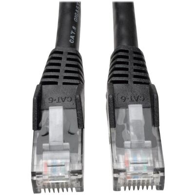 Eaton Cat6 Gigabit Snagless Molded UTP Ethernet Cable RJ45 M/M Black 2ft. 0,61m (U/UTP, CAT6, 0.61 m), Netzwerkkabel Eaton Cat6 Gigabit Snagless Molded UTP Ethernet Cable RJ45 M/M Black 2ft. 0,61m (U/UTP, CAT6, 0.61 m), Netzwerkkabel