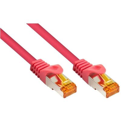 Kabelmeister Cat 7 RJ45 Patchkabel 50m TPE magenta – hochwertiges LAN Kabel (S/FTP, CAT7, 50 m), Netzwerkkabel Kabelmeister Cat 7 RJ45 Patchkabel 50m TPE magenta – hochwertiges LAN Kabel (S/FTP, CAT7, 50 m), Netzwerkkabel
