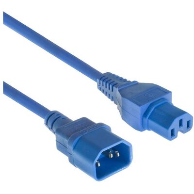 ACT Powercord C14 - C15 blue 2.5 m (2.50 m), Stromkabel, Blau ACT Powercord C14 - C15 blue 2.5 m (2.50 m), Stromkabel, Blau