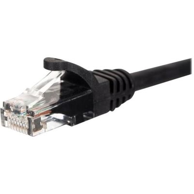 Netrack BZPAT05UK patchcord RJ45, osłonka zalewana, kat. 5e UTP, 0.5m czarny (UTP, CAT5e, 0.50 m), Netzwerkkabel Netrack BZPAT05UK patchcord RJ45, osłonka zalewana, kat. 5e UTP, 0.5m czarny (UTP, CAT5e, 0.50 m), Netzwerkkabel