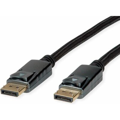 Roline DisplayPort — DisplayPort (2 m), Videokabel, Schwarz, Silber Roline DisplayPort — DisplayPort (2 m), Videokabel, Schwarz, Silber