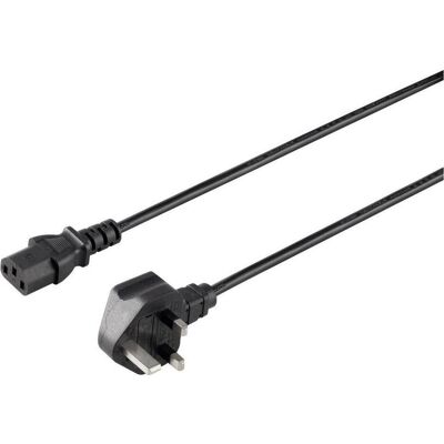Sygonix SY-5042738 Kaltgeräte Anschlusskabel Schwarz 2.00 m (2 m), Stromkabel, Schwarz Sygonix SY-5042738 Kaltgeräte Anschlusskabel Schwarz 2.00 m (2 m), Stromkabel, Schwarz