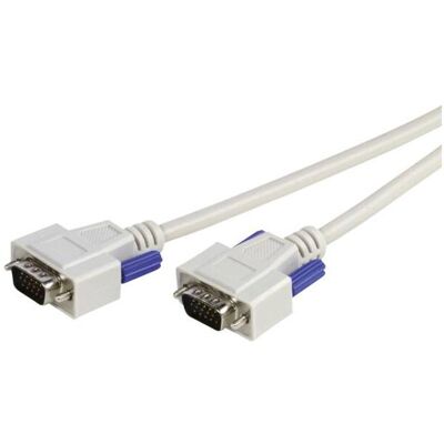 Vivanco VGA <-> VGA Kabel, 1,8m (1.80 m), Videokabel, Grau Vivanco VGA <-> VGA Kabel, 1,8m (1.80 m), Videokabel, Grau