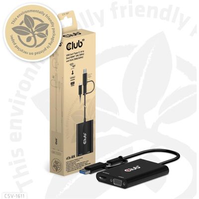 Club 3D Club3D Adapter MiniDisplayport > DVI DualLink HDCP Off St/Bu (HDMI, USB Typ-C, VGA, 9.10 cm), Data + Video Adapter, Schwarz Club 3D Club3D Adapter MiniDisplayport > DVI DualLink HDCP Off St/Bu (HDMI, USB Typ-C, VGA, 9.10 cm), Data + Video Adapter, Schwarz