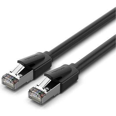 Vention Cat8 SFTP Patch Cable 1M Black (S/FTP, 1 m), Netzwerkkabel Vention Cat8 SFTP Patch Cable 1M Black (S/FTP, 1 m), Netzwerkkabel