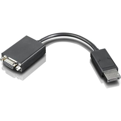 IBM DisplayPort zu (VGA, 20 cm), Data + Video Adapter, Schwarz IBM DisplayPort zu (VGA, 20 cm), Data + Video Adapter, Schwarz