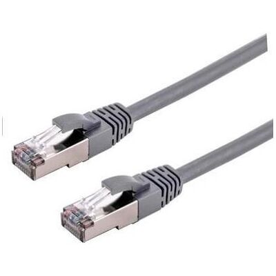 C-Tech patchcord Cat6a cable, S/FTP, gray, 0.5m (S/FTP, CAT6a, 0.50 m), Netzwerkkabel C-Tech patchcord Cat6a cable, S/FTP, gray, 0.5m (S/FTP, CAT6a, 0.50 m), Netzwerkkabel