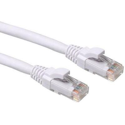 ACT White 5.00 meter U/UTP CAT6A patch cable snagless with RJ45 connectors (U/UTP, CAT6a, 5 m), Netzwerkkabel ACT White 5.00 meter U/UTP CAT6A patch cable snagless with RJ45 connectors (U/UTP, CAT6a, 5 m), Netzwerkkabel