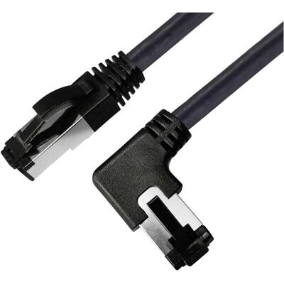 BKL Electronic 144034 RJ45 Netzwerkkabel, Patchkabel CAT 8.1 S/FTP 0.5 m Schwarz (S/FTP, CAT8.1, 0.50 m), Netzwerkkabel BKL Electronic 144034 RJ45 Netzwerkkabel, Patchkabel CAT 8.1 S/FTP 0.5 m Schwarz (S/FTP, CAT8.1, 0.50 m), Netzwerkkabel