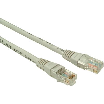 Solarix UTP CAT5E 5 m, nicht verhakend, grau / Patchkabel / RJ45-RJ45 (UTP, CAT5e, 5 m), Netzwerkkabel Solarix UTP CAT5E 5 m, nicht verhakend, grau / Patchkabel / RJ45-RJ45 (UTP, CAT5e, 5 m), Netzwerkkabel