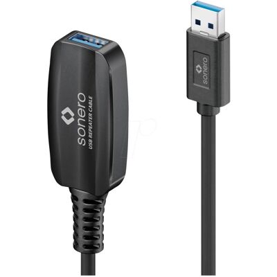Sonero SON-XU3000-050 USB-Verlängerungskabel - Aktiv, 5m Sonero SON-XU3000-050 USB-Verlängerungskabel - Aktiv, 5m