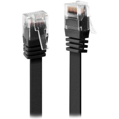 XtendLan patch kabel Cat6, UTP - 2m, černý, plochý (UTP, CAT6, 2 m), Netzwerkkabel XtendLan patch kabel Cat6, UTP - 2m, černý, plochý (UTP, CAT6, 2 m), Netzwerkkabel