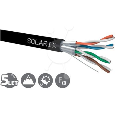 Solarix Installationskabel STP, Cat6A, Kabel, PE, 500 m Spule SXKD-6A-STP-PE (STP, U/FTP, CAT6a, 500 m), Netzwerkkabel Solarix Installationskabel STP, Cat6A, Kabel, PE, 500 m Spule SXKD-6A-STP-PE (STP, U/FTP, CAT6a, 500 m), Netzwerkkabel