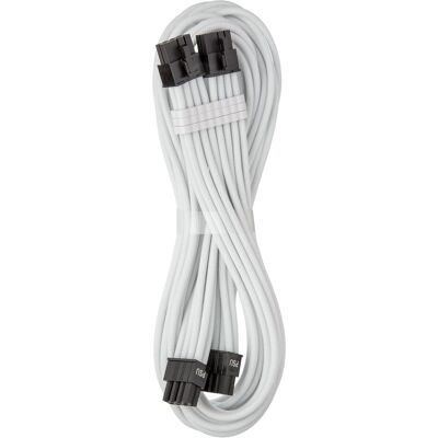 CableMod C-Series Pro ModMesh Bridged Anschlusskabel - 8+8-Pin PCIe, weiss, 60cm (60 cm, PCIe), Interne Kabel (PC) CableMod C-Series Pro ModMesh Bridged Anschlusskabel - 8+8-Pin PCIe, weiss, 60cm (60 cm, PCIe), Interne Kabel (PC)