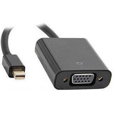 Mercodan Mini DP - VGA adapter sort, Video Adapter, Schwarz Mercodan Mini DP - VGA adapter sort, Video Adapter, Schwarz