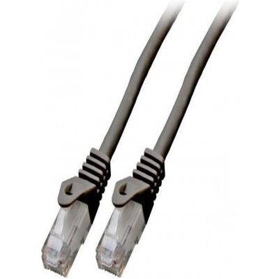 Mercodan Patchkabel KAT6 UTP, Sort (U/UTP, CAT6, 3 m), Netzwerkkabel Mercodan Patchkabel KAT6 UTP, Sort (U/UTP, CAT6, 3 m), Netzwerkkabel